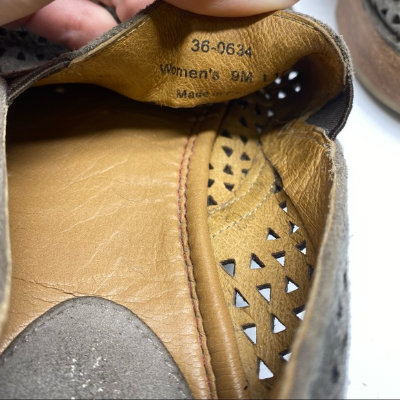 TRASK Ali Perforated Metallic Loafers - Picture 6 of 7